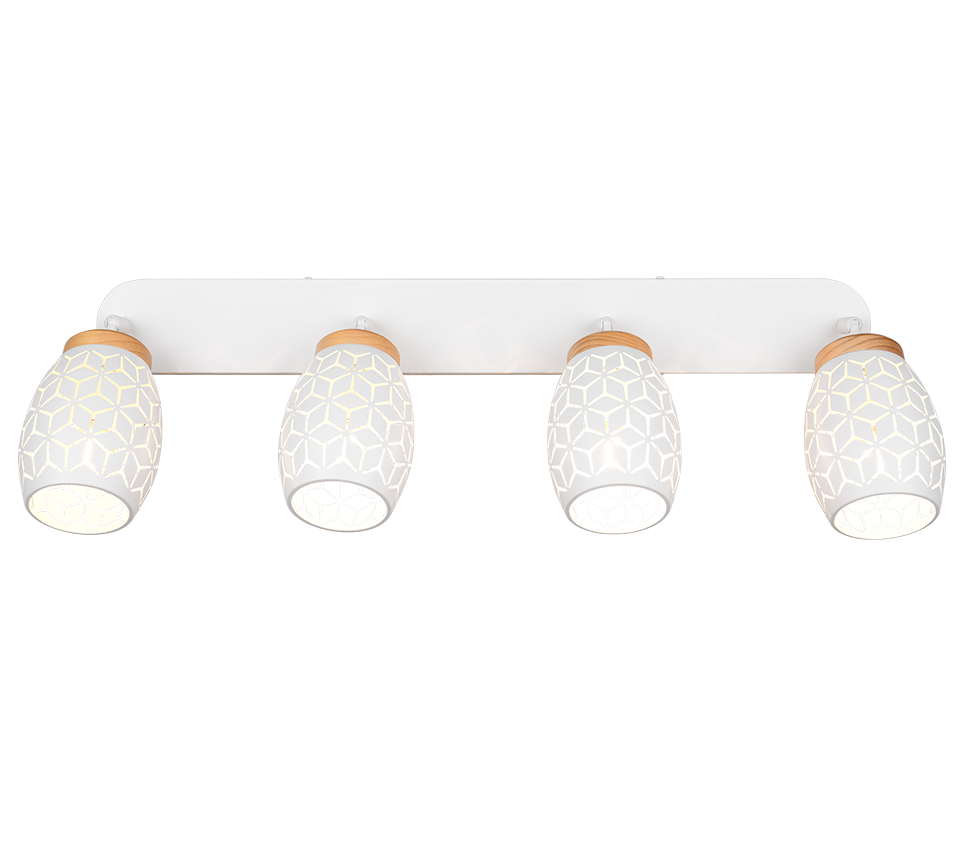 Bidar spotlight 4-pc E14 matt white — R81574031