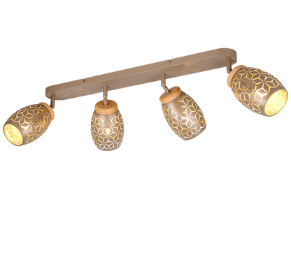 Bidar spotlight 4-pc E14 coffee brown — R81574065