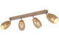 Bidar spotlight 4-pc E14 coffee brown — R81574065