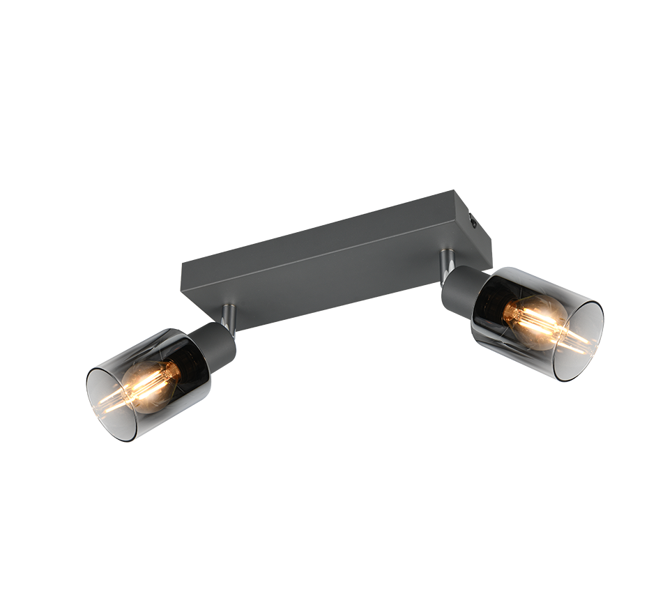 Cadiz spot 2-pc E14 anthracite/chrome plated — R81782042
