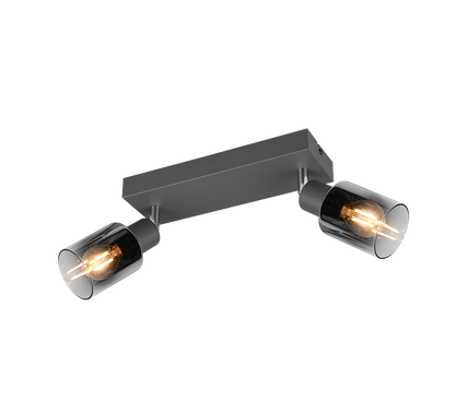 Cadiz spot 2-pc E14 anthracite/chrome plated — R81782042
