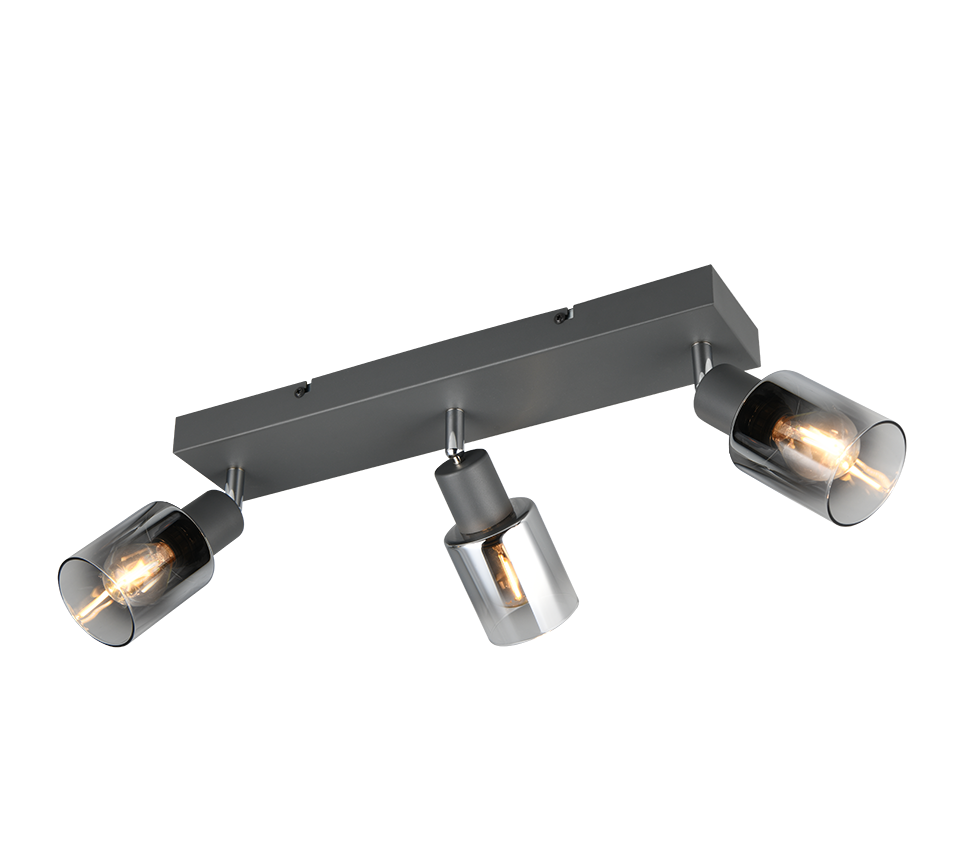 Cadiz spot 3-pc E14 anthracite/chrome plated — R81783042