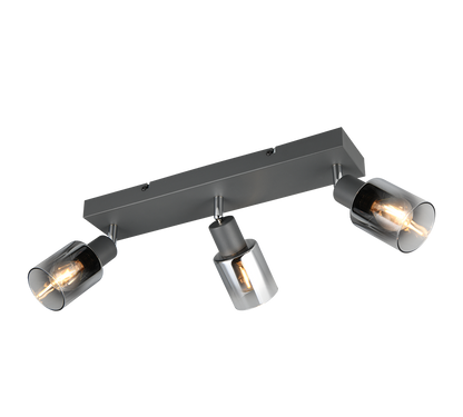 Cadiz spot 3-pc E14 anthracite/chrome plated — R81783042
