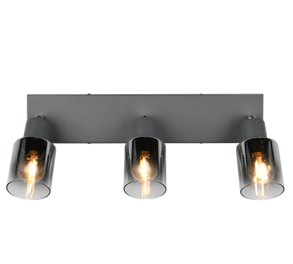 Cadiz spot 3-pc E14 anthracite/chrome plated — R81783042