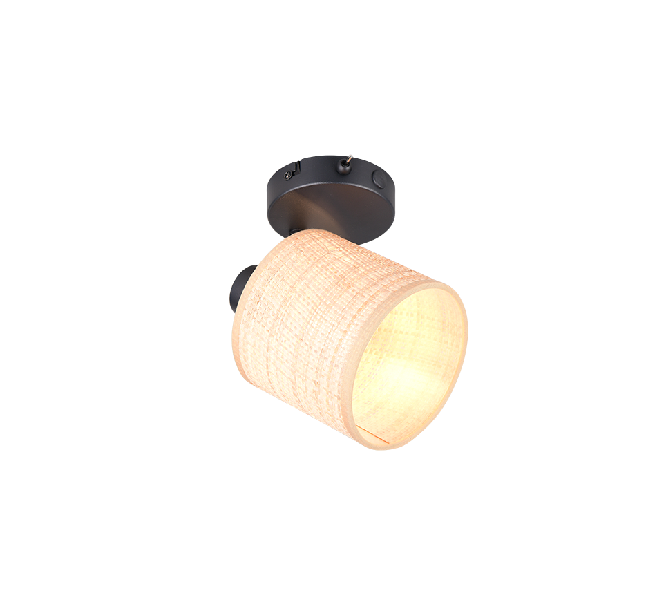 Aimee spot 1-pc E14 natural color/bast — R81851736