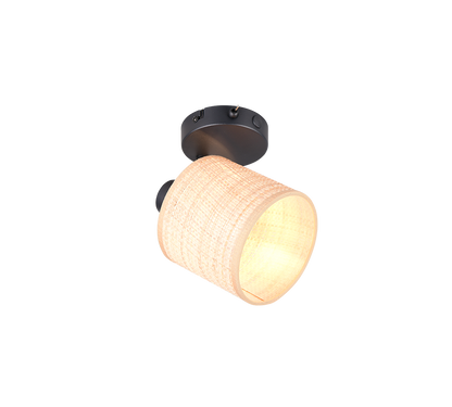 Aimee spot 1-pc E14 natural color/bast — R81851736