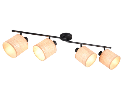 Aimee spot 4-pc E14 natural color/bast — R81854036