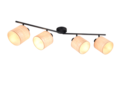Aimee spot 4-pc E14 natural color/bast — R81854036