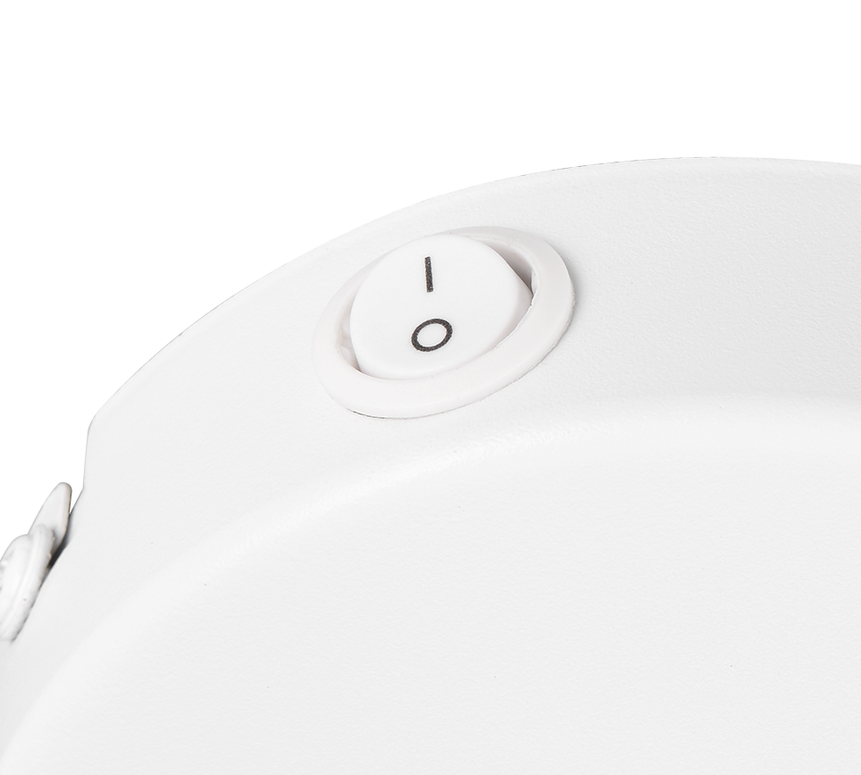 Valentin spot 1-pc E14 matt white/gold/wood — R81921731