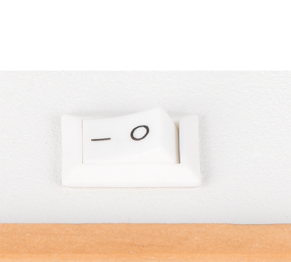 Pierre spot 1-pc matt white/wood — R81981731