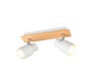 Pierre spot 2-pc matt white/wood — R81982031