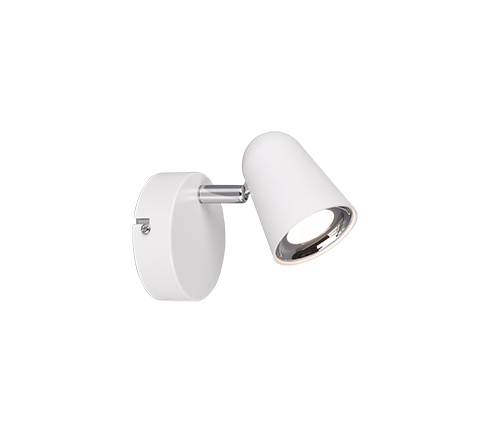 Toulouse LED spotlight 1-pc matt white — R82121131
