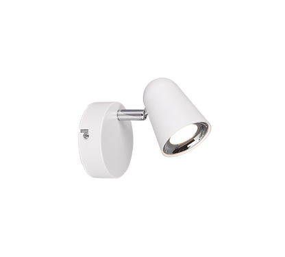 Toulouse LED spotlight 1-pc matt white — R82121131