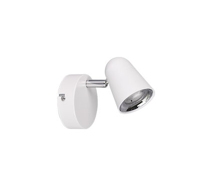 Toulouse LED spotlight 1-pc matt white — R82121131