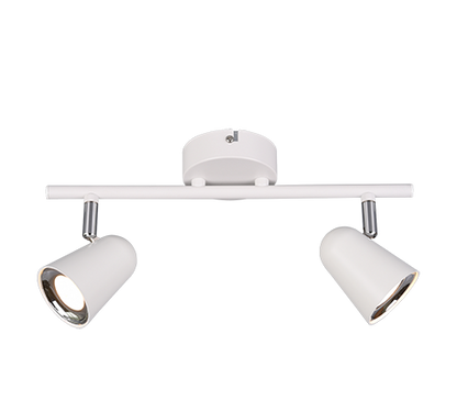 Toulouse LED spotlight 2-pc matt white — R82122131