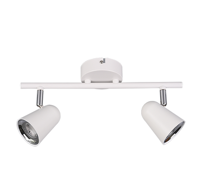 Toulouse LED spotlight 2-pc matt white — R82122131