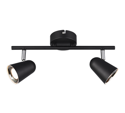 Toulouse LED spotlight 2-pc matt black — R82122132