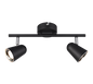 Toulouse LED spotlight 2-pc matt black — R82122132