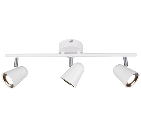 Toulouse LED spotlight 3-pc matt white — R82123131
