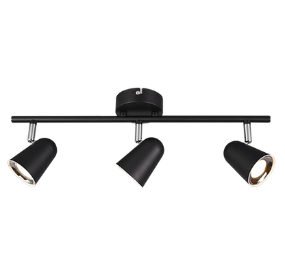 Toulouse LED spotlight 3-pc matt black — R82123132