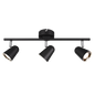 Toulouse LED spotlight 3-pc matt black — R82123132