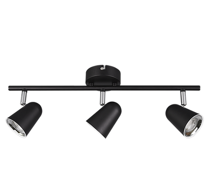 Toulouse LED spotlight 3-pc matt black — R82123132