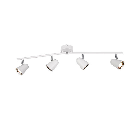 Toulouse LED spotlight 4-pc matt white — R82124131