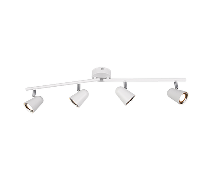 Toulouse LED spotlight 4-pc matt white — R82124131