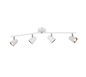 Toulouse LED spotlight 4-pc matt white — R82124131