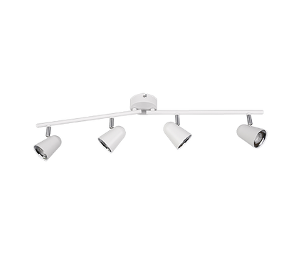 Toulouse LED spotlight 4-pc matt white — R82124131