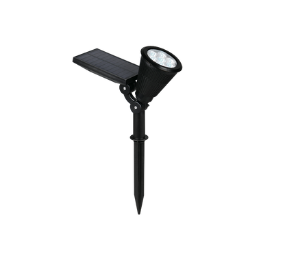 Festival solar LED spot matt black dusk sensor RGBW — R84756232