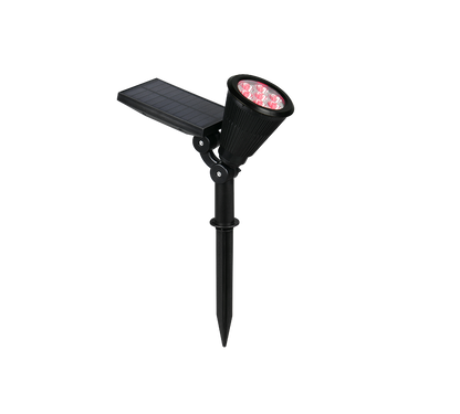 Festival solar LED spot matt black dusk sensor RGBW — R84756232