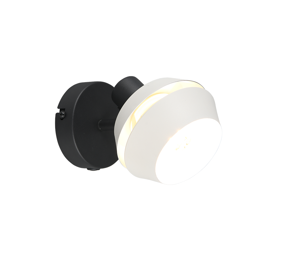 Isla spot 1-pc E14 warm grey/matt black — R86361076