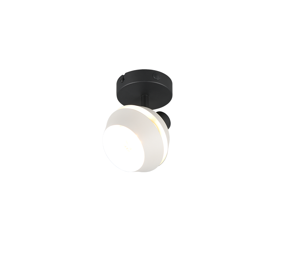 Isla spot 1-pc E14 warm grey/matt black — R86361076
