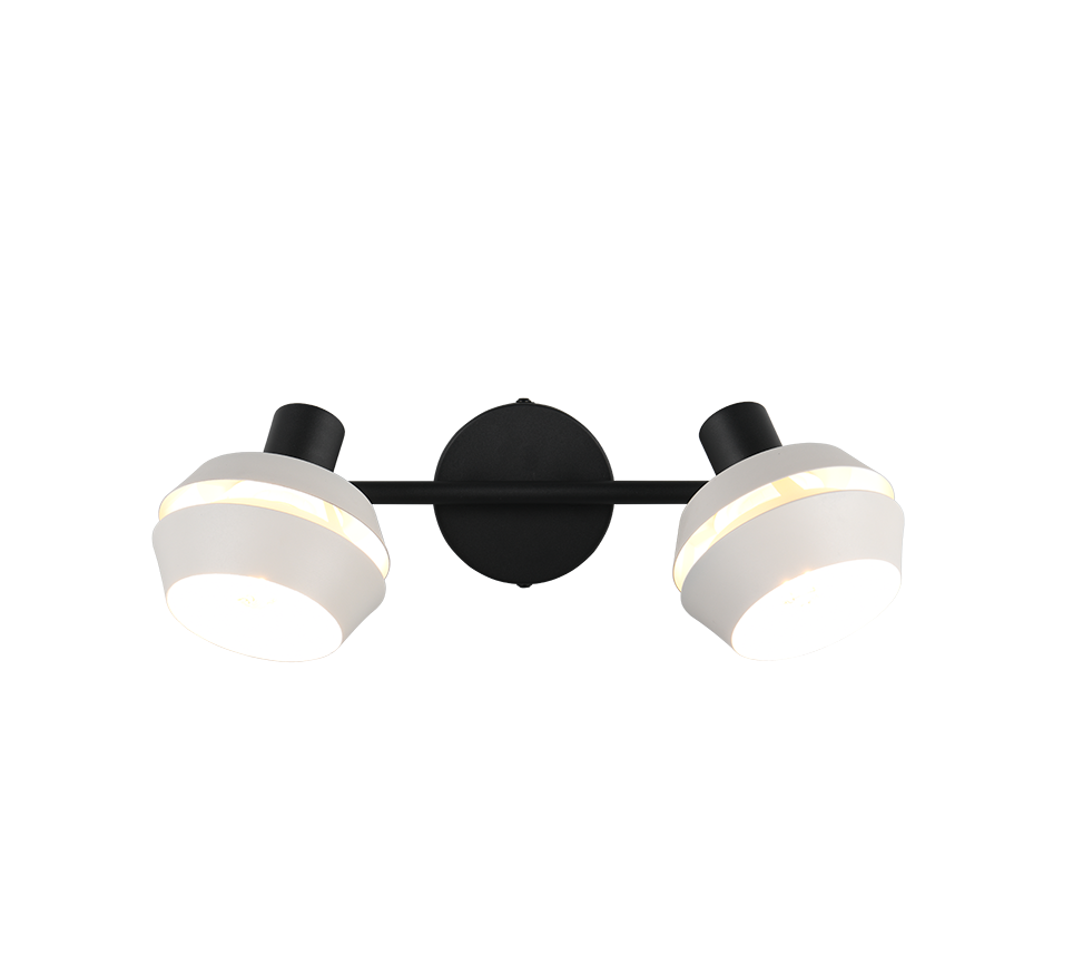 Isla spot 2-pc E14 warm grey/matt black — R86362076