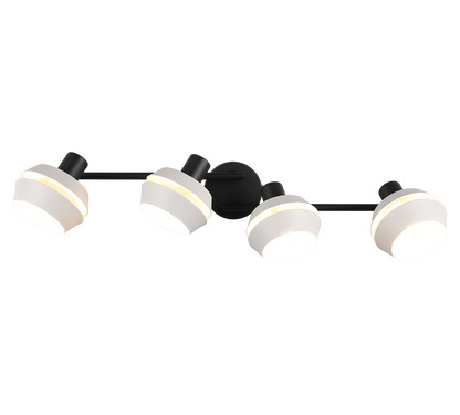 Isla spot 4-pc E14 warm grey/matt black — R86364076