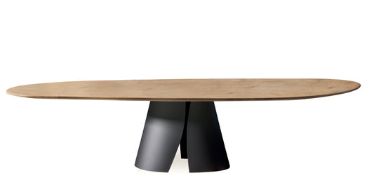 Devina Nais Dining Table Stone - Shell — manufacturer image, example finish and configuration