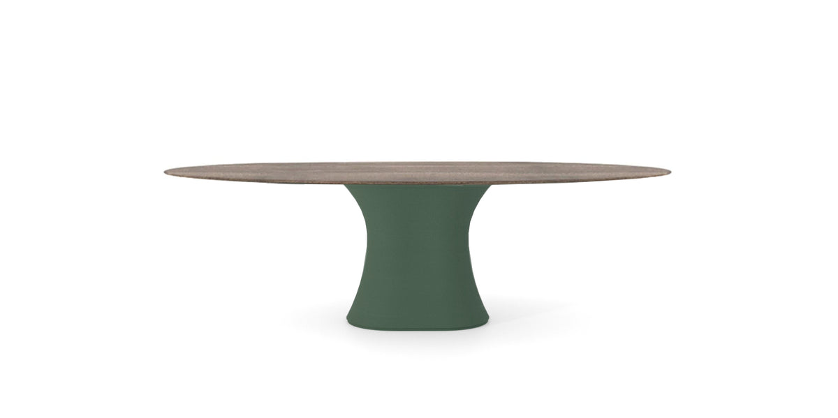 Devina Nais Dining Table Stone - Monolith — manufacturer image, example finish and configuration