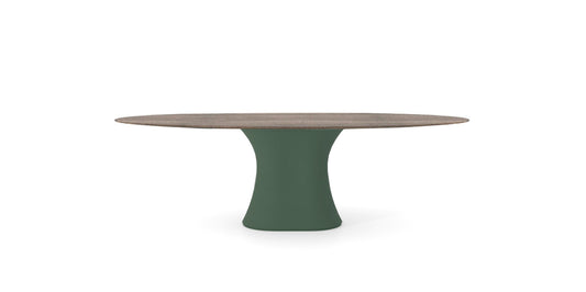 Devina Nais Dining Table Stone - Monolith — manufacturer image, example finish and configuration