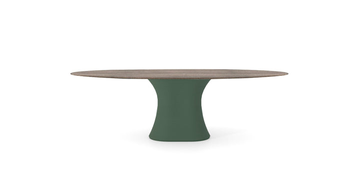 Devina Nais Dining Table Stone - Monolith — manufacturer image, example finish and configuration