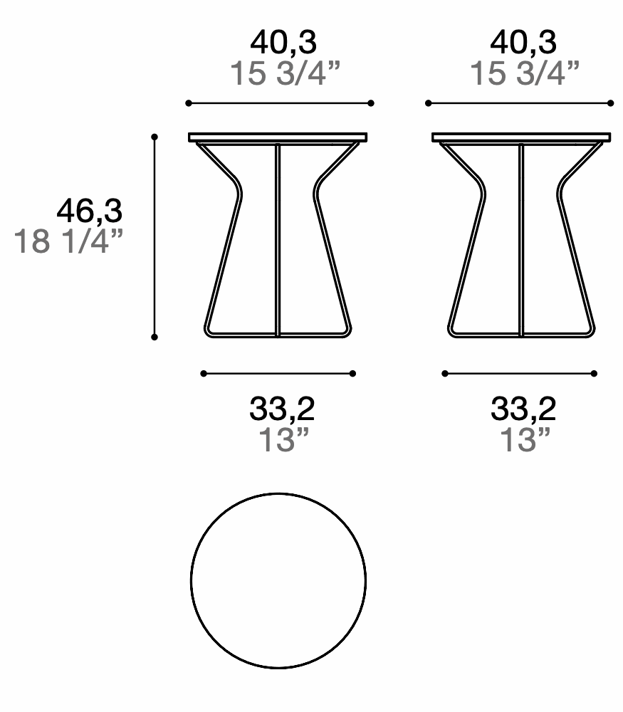 Manufacturer technical drawing for TU40; line illustration, not a product photograph.
