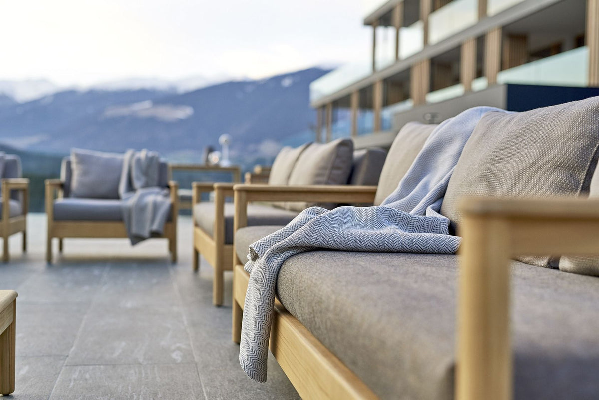 Varaschin Bali 2 seater teak garden sofa