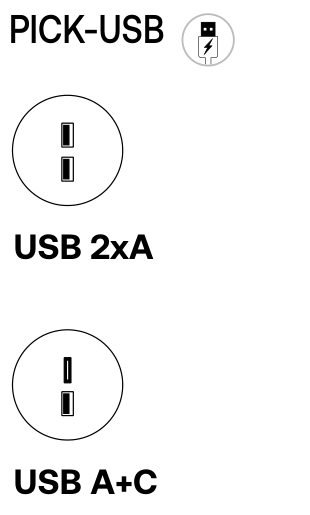 Adrenalina charging pickusb — manufacturer technical illustration