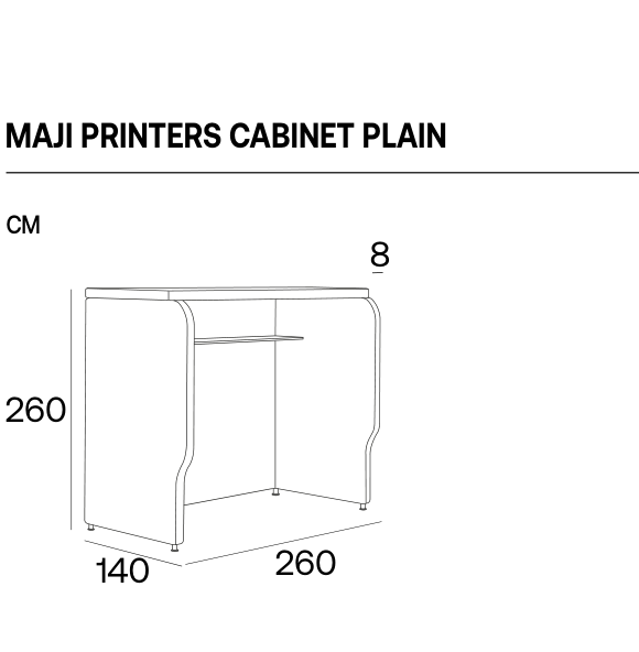 Adrenalina maji printers plain — manufacturer technical illustration