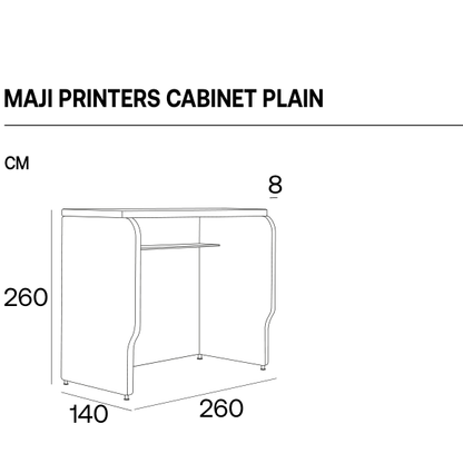 Adrenalina maji printers plain — manufacturer technical illustration