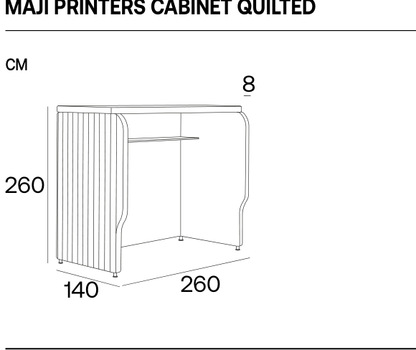 Adrenalina maji printers quilted — manufacturer technical illustration