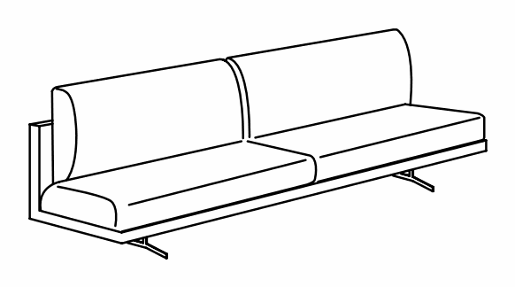 Manufacturer technical drawing for DC2CX2; line illustration, not a product photograph.