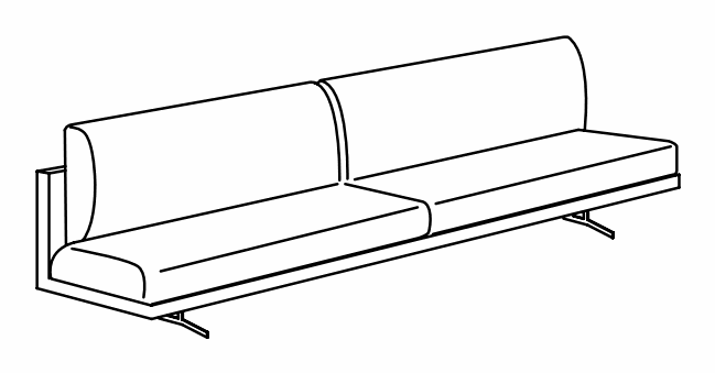 Manufacturer technical drawing for DC2CX4; line illustration, not a product photograph.