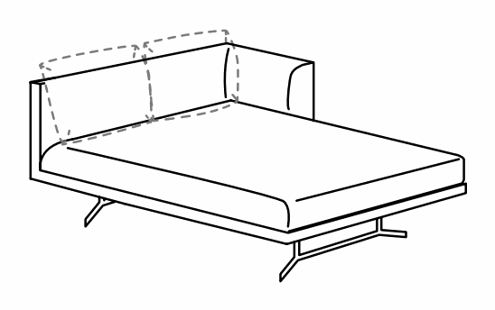 Manufacturer technical drawing for DC2HD1; line illustration, not a product photograph. The source illustrates the right-hand configuration. Order the handedness identified by this listing’s article code.