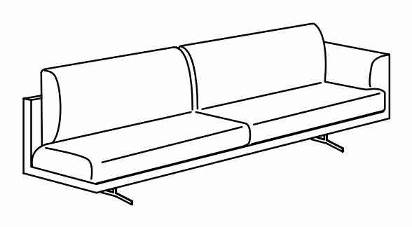 Manufacturer technical drawing for DC2TS2; line illustration, not a product photograph. The source illustrates the right-hand configuration. Order the handedness identified by this listing’s article code.